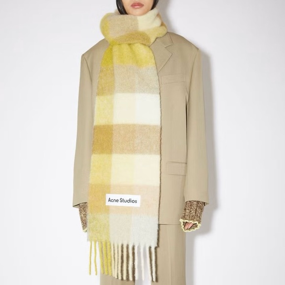 Acne studio scarf yellow - Picture 1 of 5